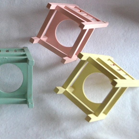 Wooden Chair Plant Stand Set - Picture 9 of 14